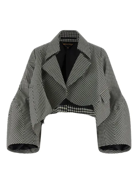 Comme Des Garçons vichy-pattern cardigan 
