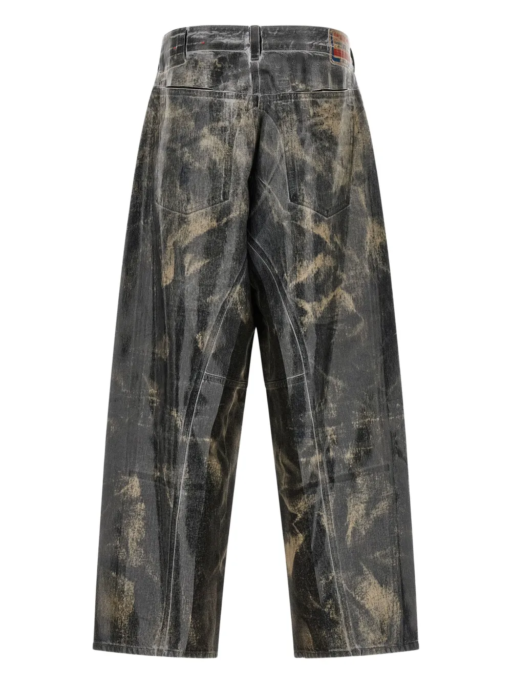 Diesel Jeans met stonewashed-effect - Zwart
