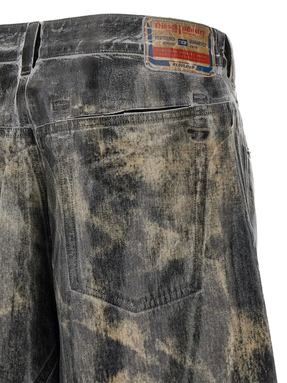 Diesel 1997 D-enim Muc Fsh1 Casual Trousers In Black