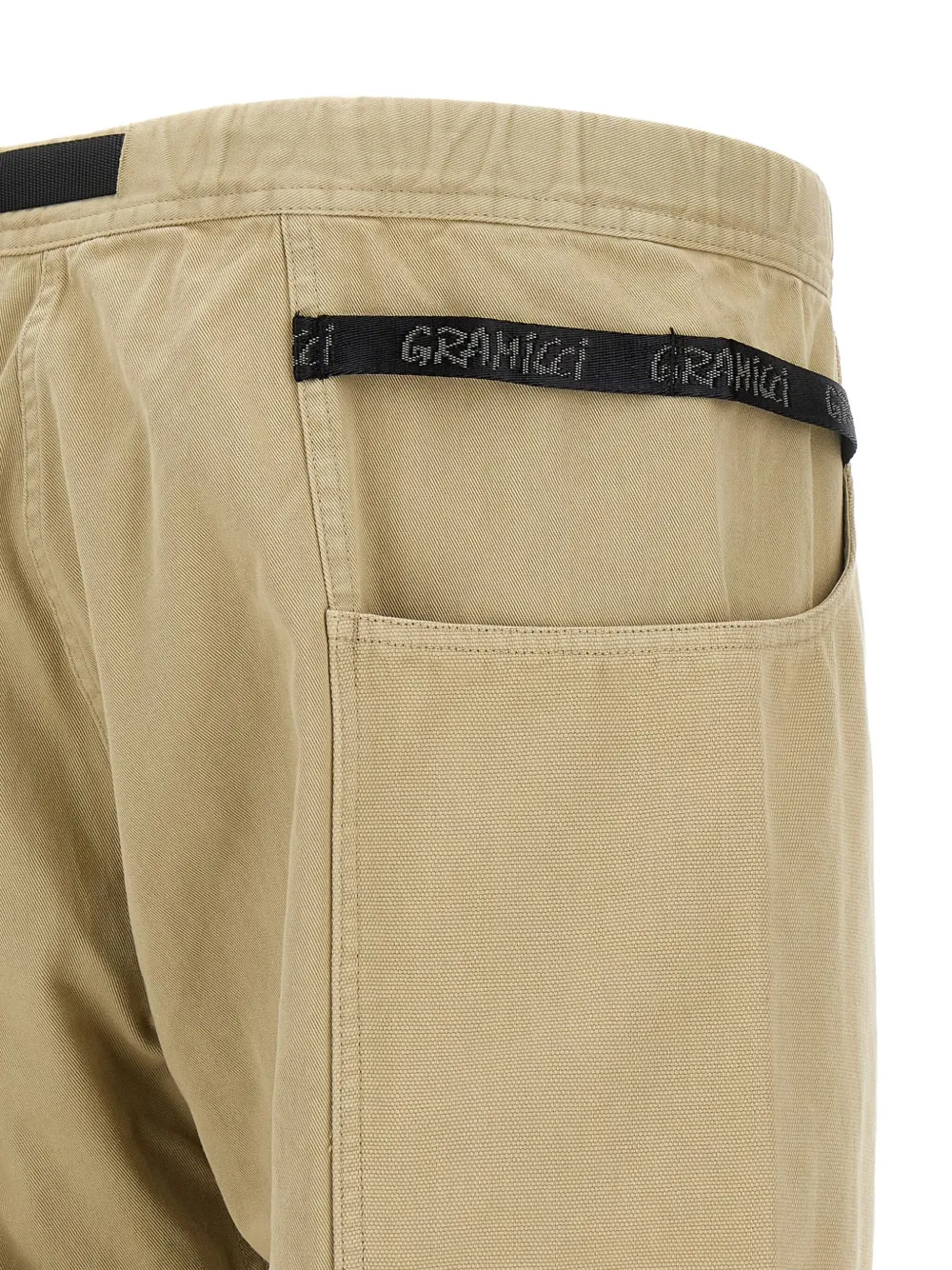 Gramicci Gadget Elastic-waistband Twill Trousers In Neutral