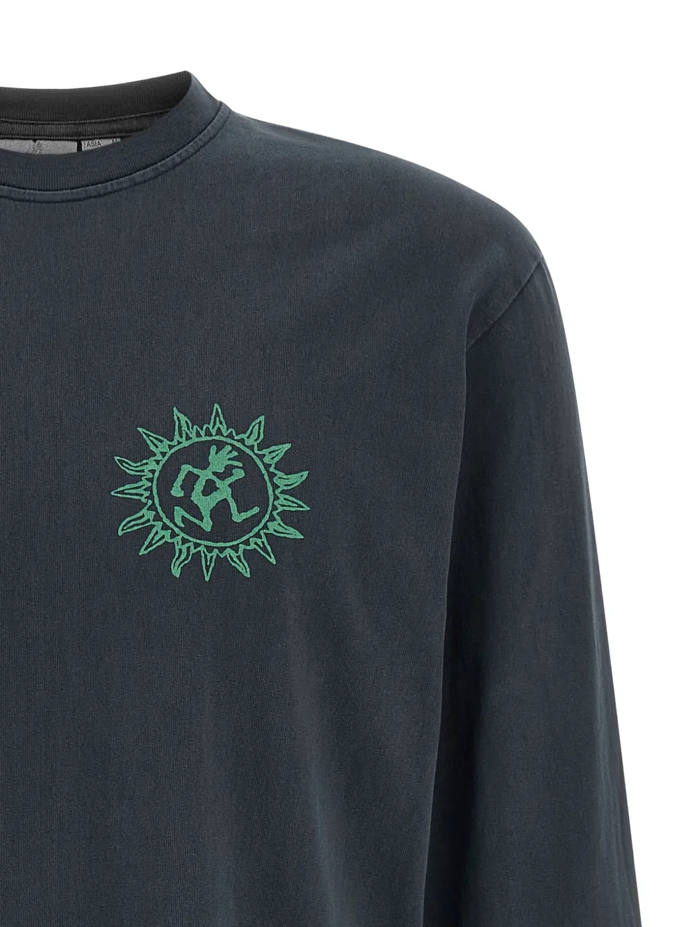 Gramicci Sun Pigment-dyed Long Sleeve T-shirt In Gray