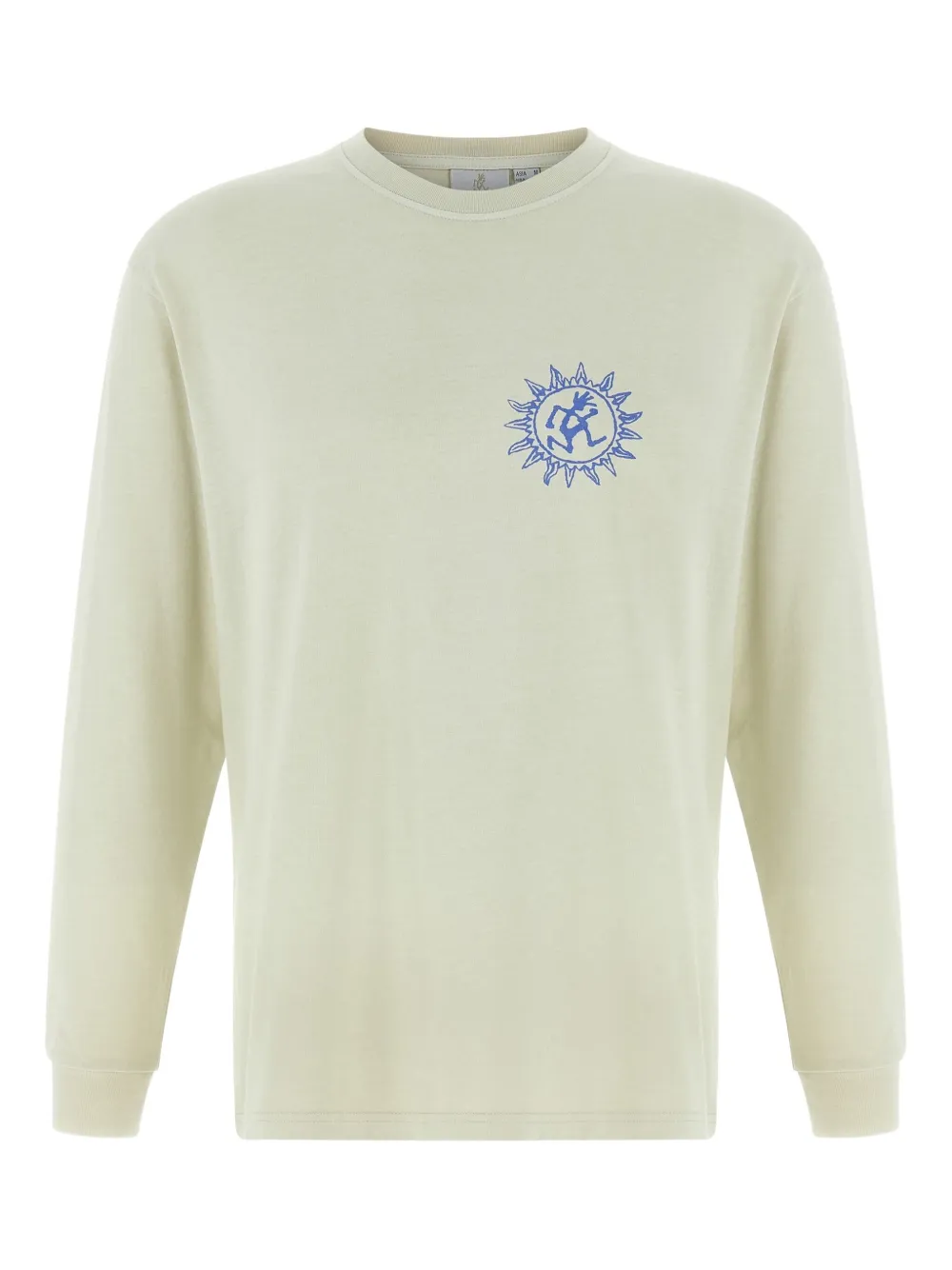 Gramicci sun-print sweatshirt - ニュートラル Gramicci sun-print sweatshirt - ニュートラル