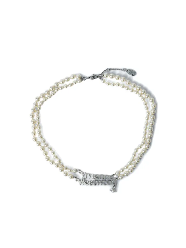 Vivienne Westwood Orb パール ネックレス | シルバートーン | FARFETCH JP
