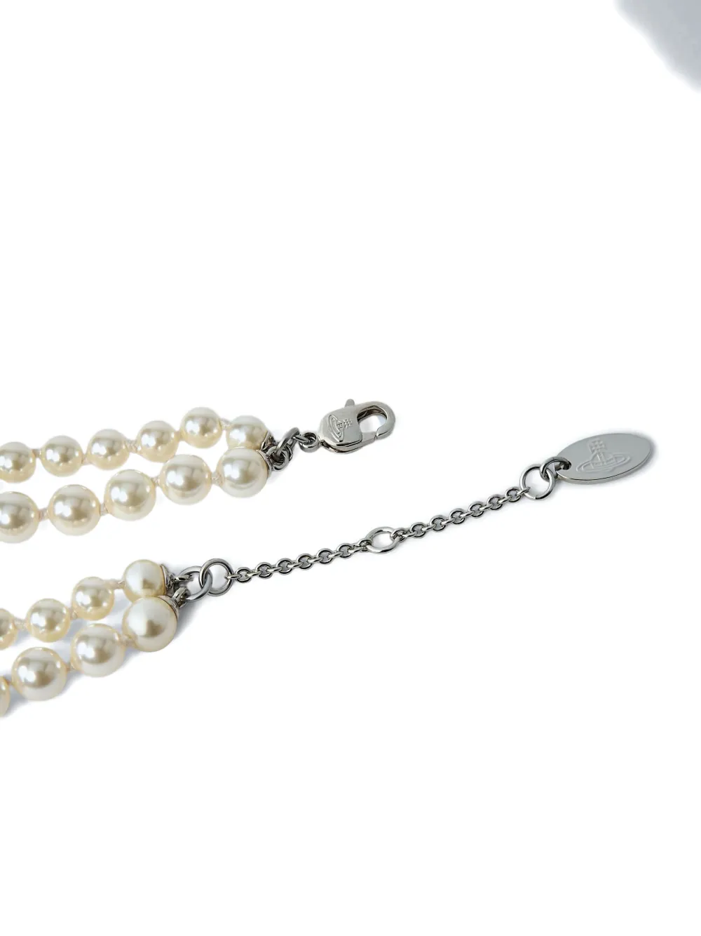 Vivienne Westwood Double-pearl Orb Necklace In Gold