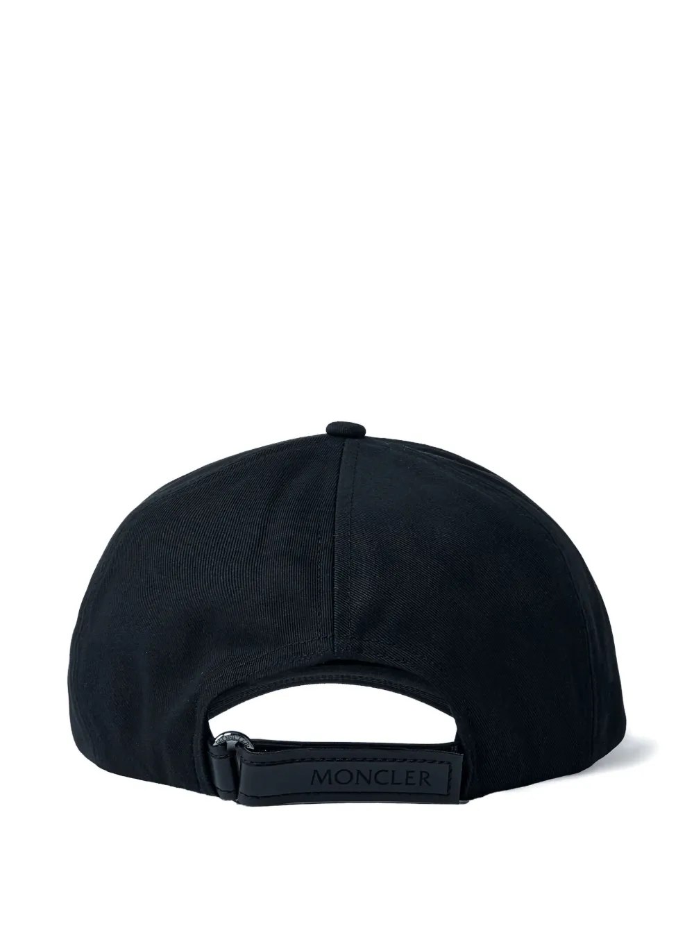 Moncler Honkbalpet met logoprint - Zwart