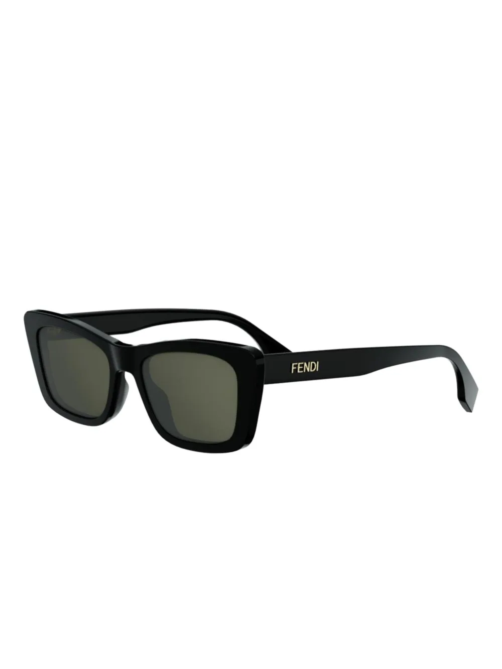 FENDI rectangle-frame sunglasses - Zwart