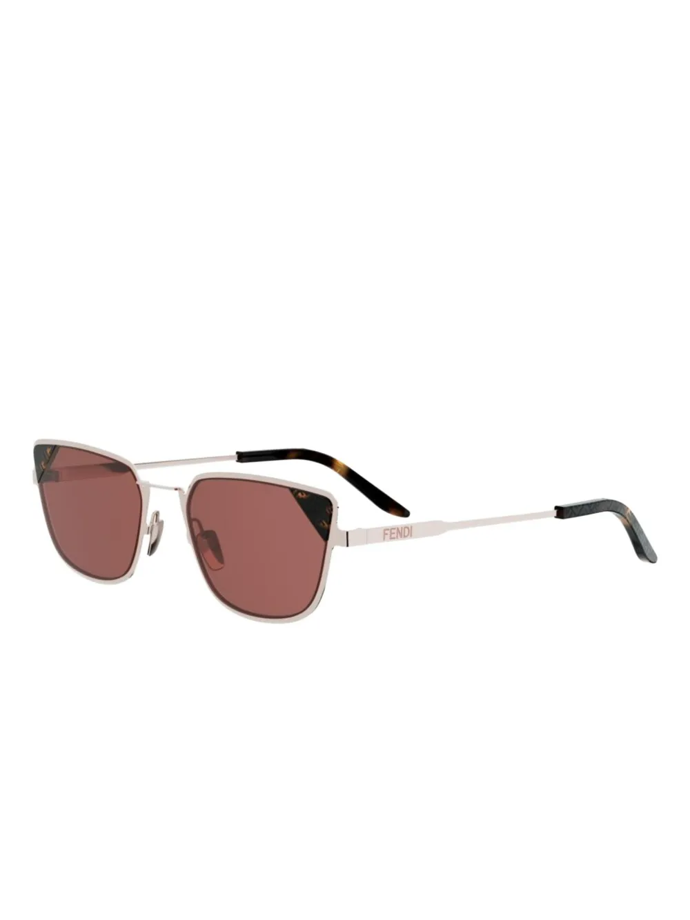 FENDI square-frame sunglasses - Roze