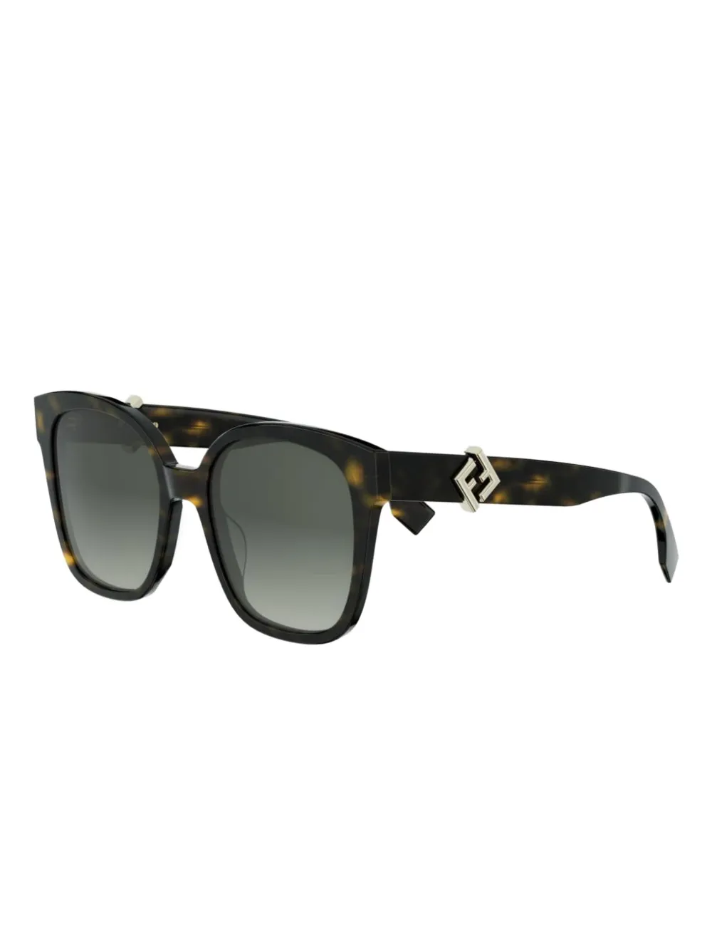 FENDI square-frame sunglasses - Zwart