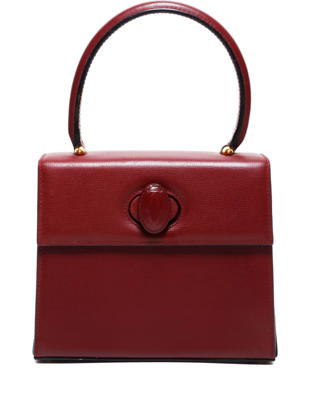 Pre-owned Cartier 1990-2000s Must De  Handbag In Red