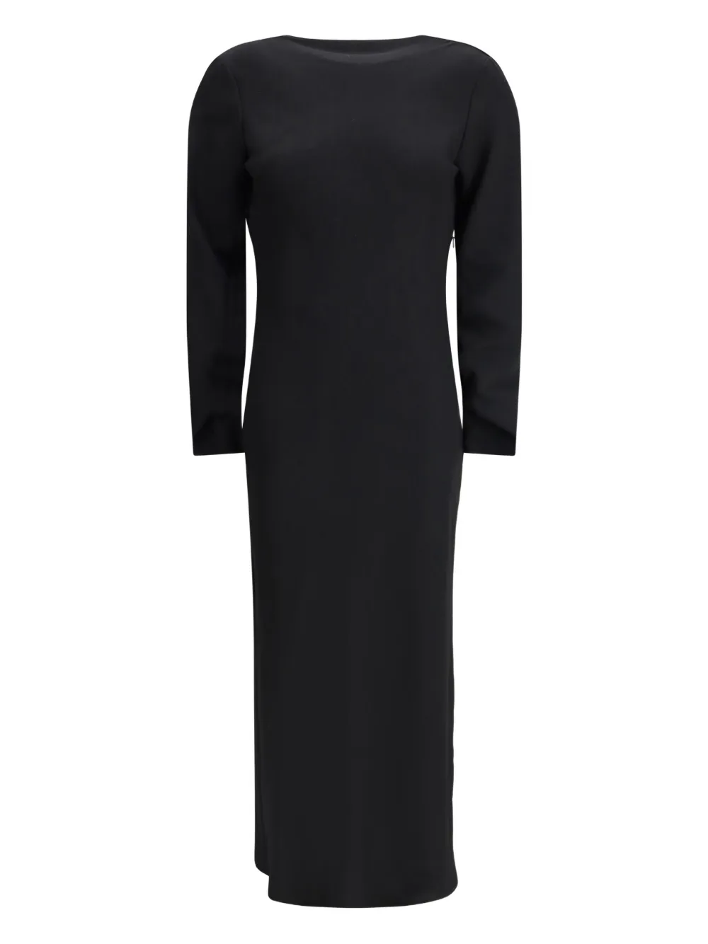 CRIDA long-sleeve midi dress | Black | Image 1