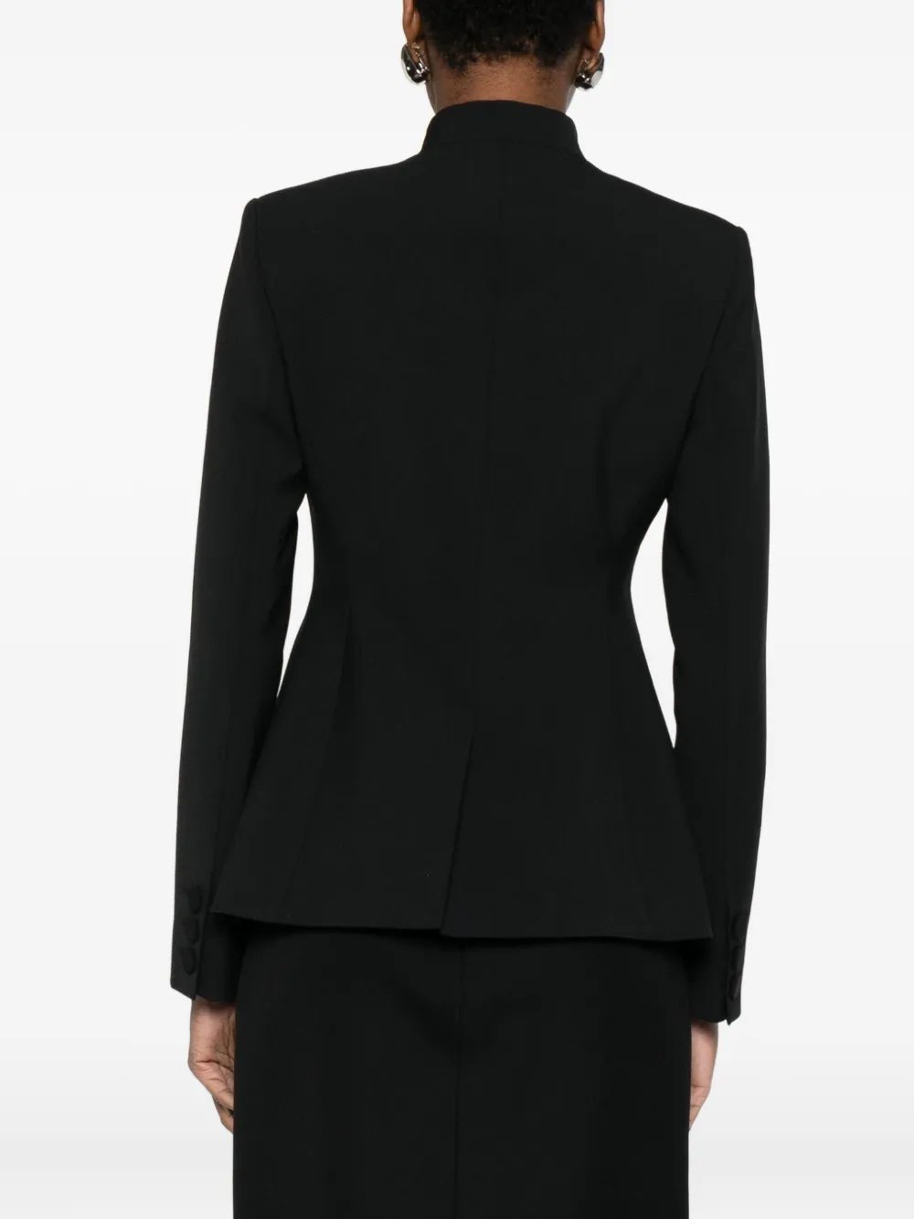 Amen Single-breasted Jacket In Black
