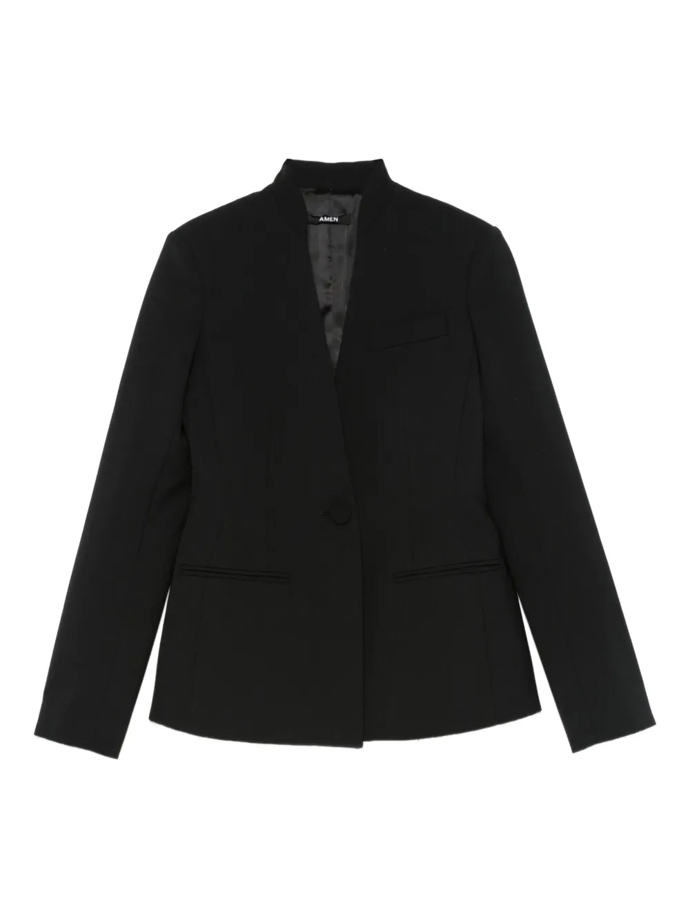 Amen single-breasted jacket | Black | Image 1