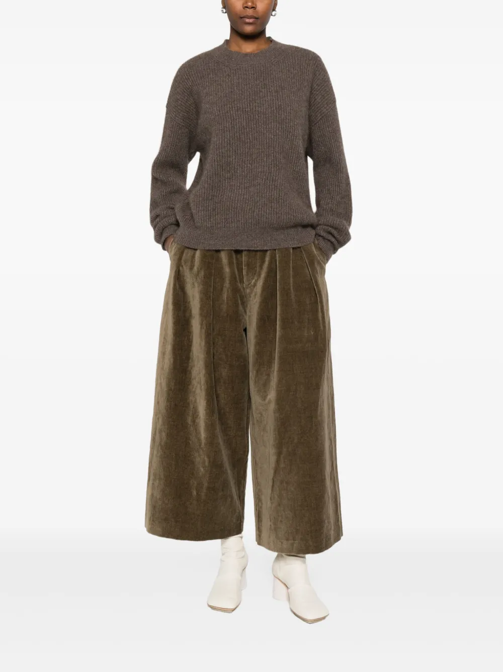 Uma Wang Cropped-Hose mit weitem Bein | 7/8-Hosen | Image 2