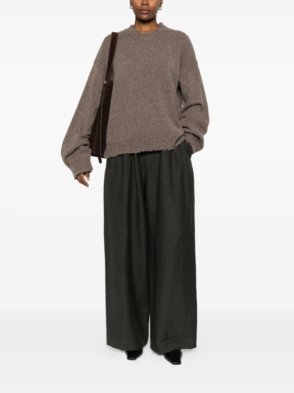 Uma Wang high-waisted palazzo trousers | Wide-Leg Pants | Image 2
