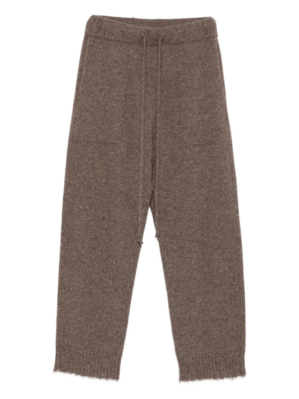 Uma Wang cashmere straight-leg trousers | Brown | Image 1
