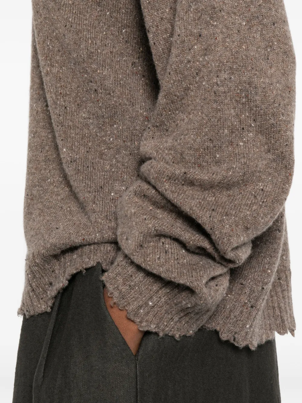Uma Wang Cashmere Sweater In Brown