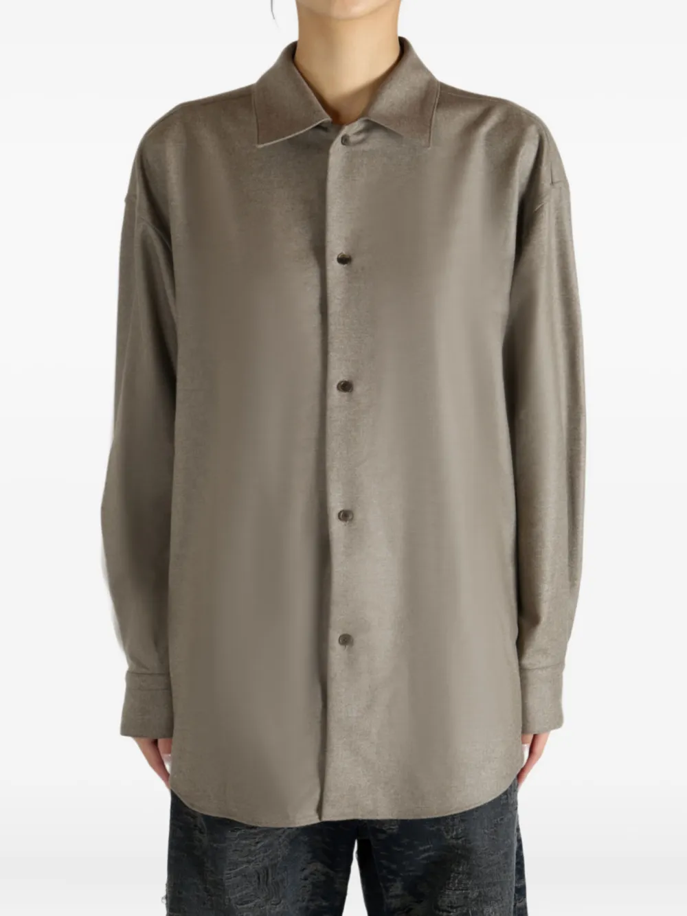 Auralee buttoned shirt - Bruin