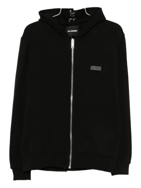 LES HOMMES zip-up hoodie