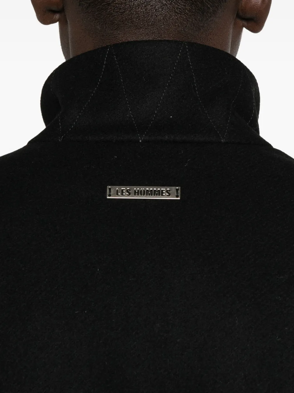 LES HOMMES Jack met vlakken Zwart