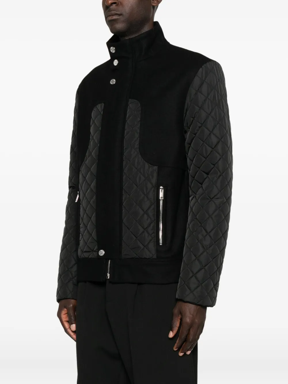 LES HOMMES Jack met vlakken Zwart