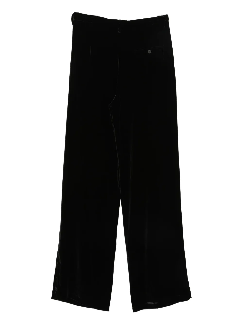 LES HOMMES Broek met wijde pijpen - Zwart