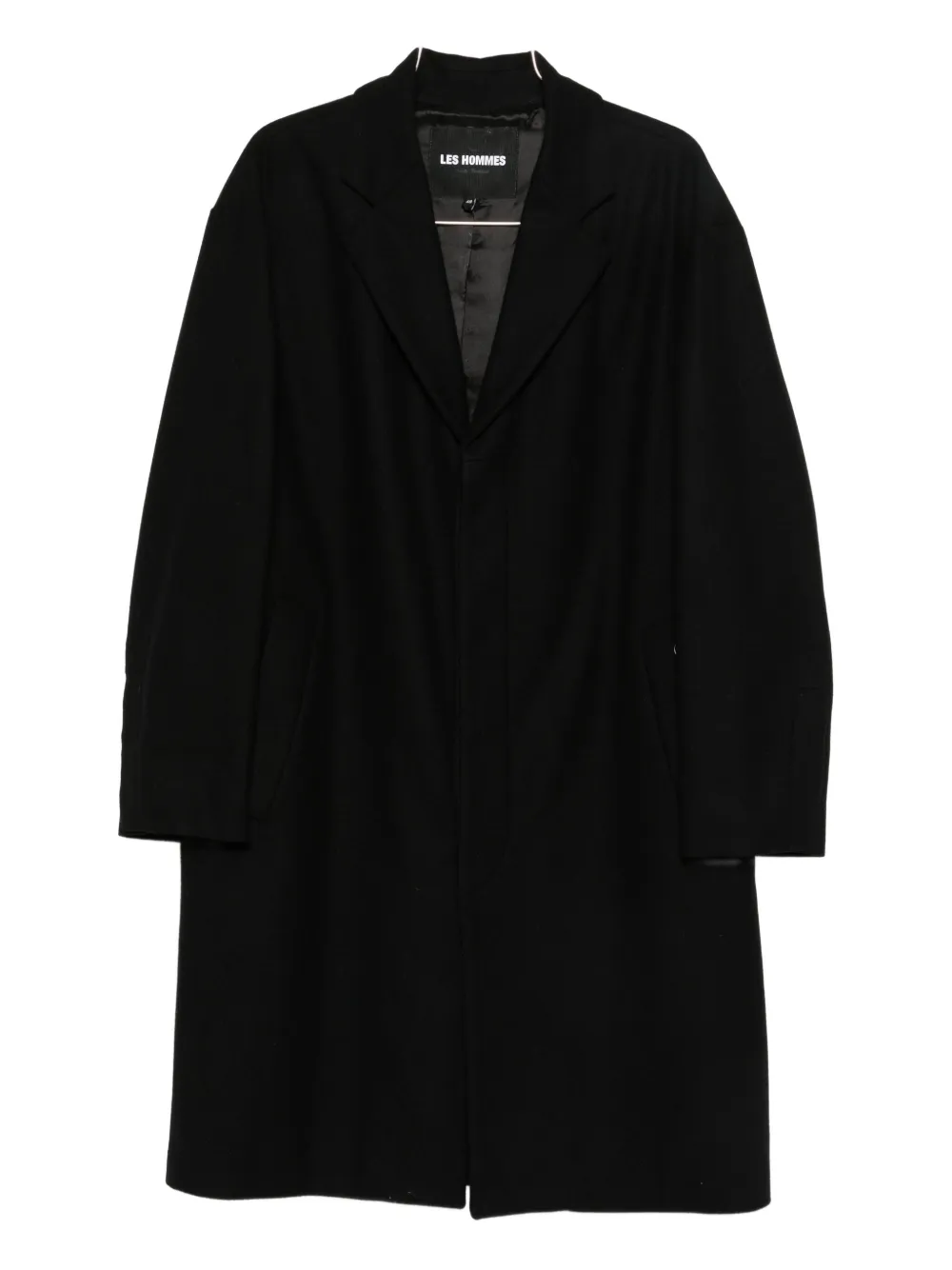 LES HOMMES abrigo con botones | negro | Image 1
