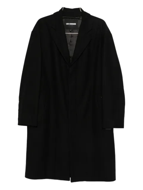 LES HOMMES single-breasted coat