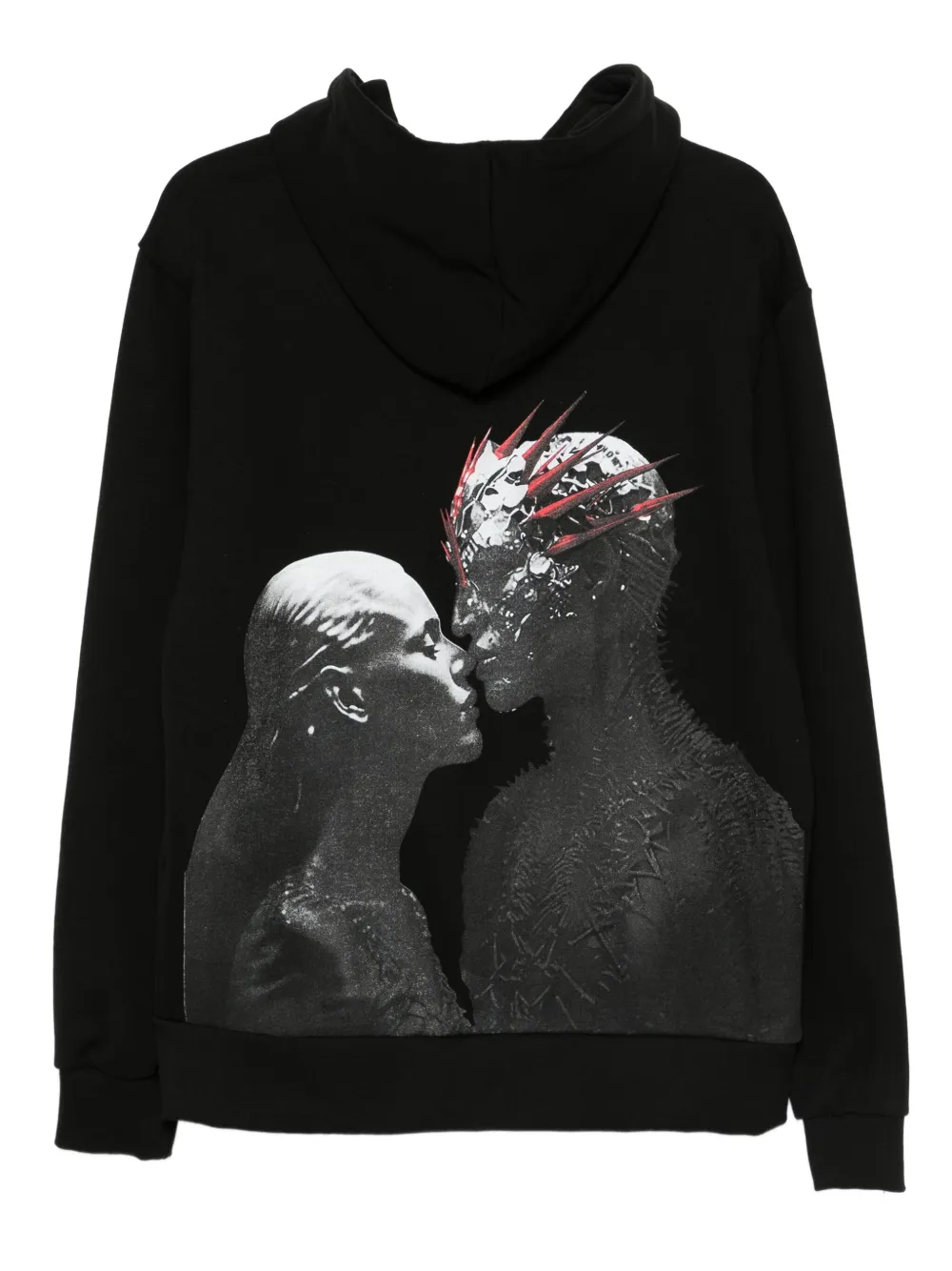 LES HOMMES logo-patch hoodie | Hoodies | Image 2