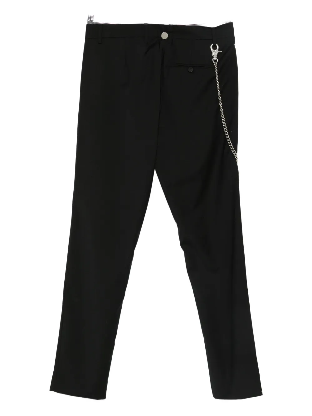 LES HOMMES Broek met toelopende pijpen - Zwart