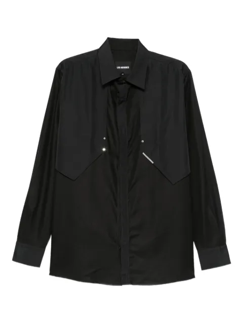 LES HOMMES camisa con paneles