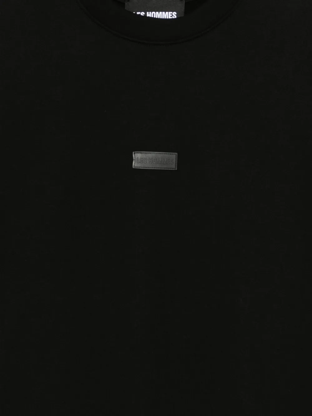 LES HOMMES Sweater met ronde hals Zwart