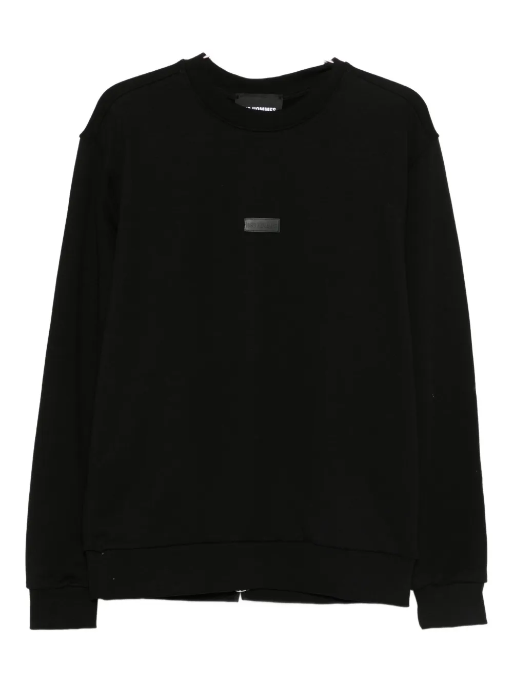 LES HOMMES suéter con cuello redondo | negro | Image 1
