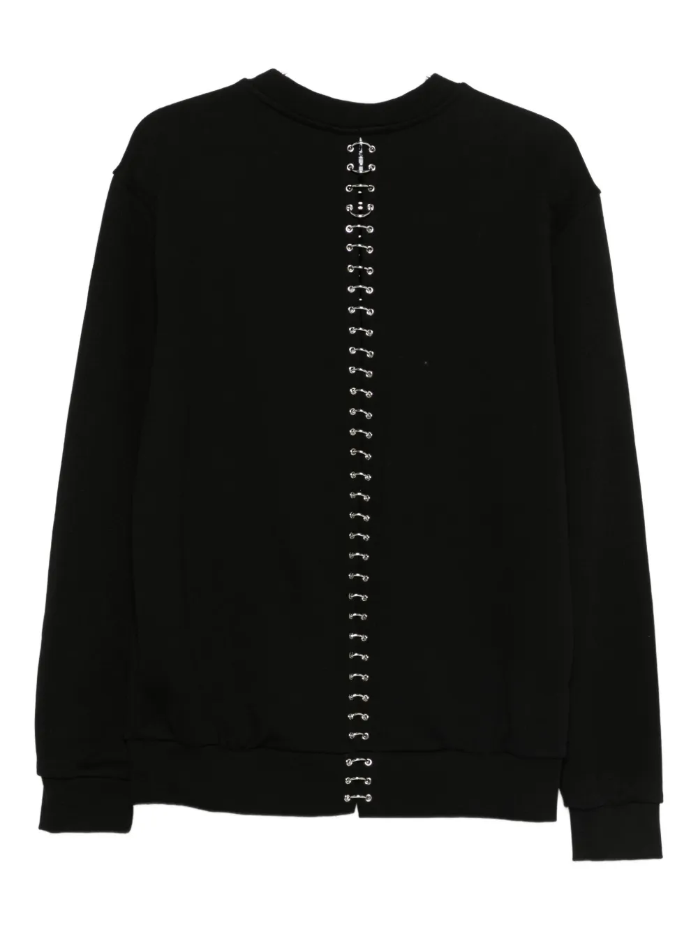 LES HOMMES Sweater met ronde hals - Zwart