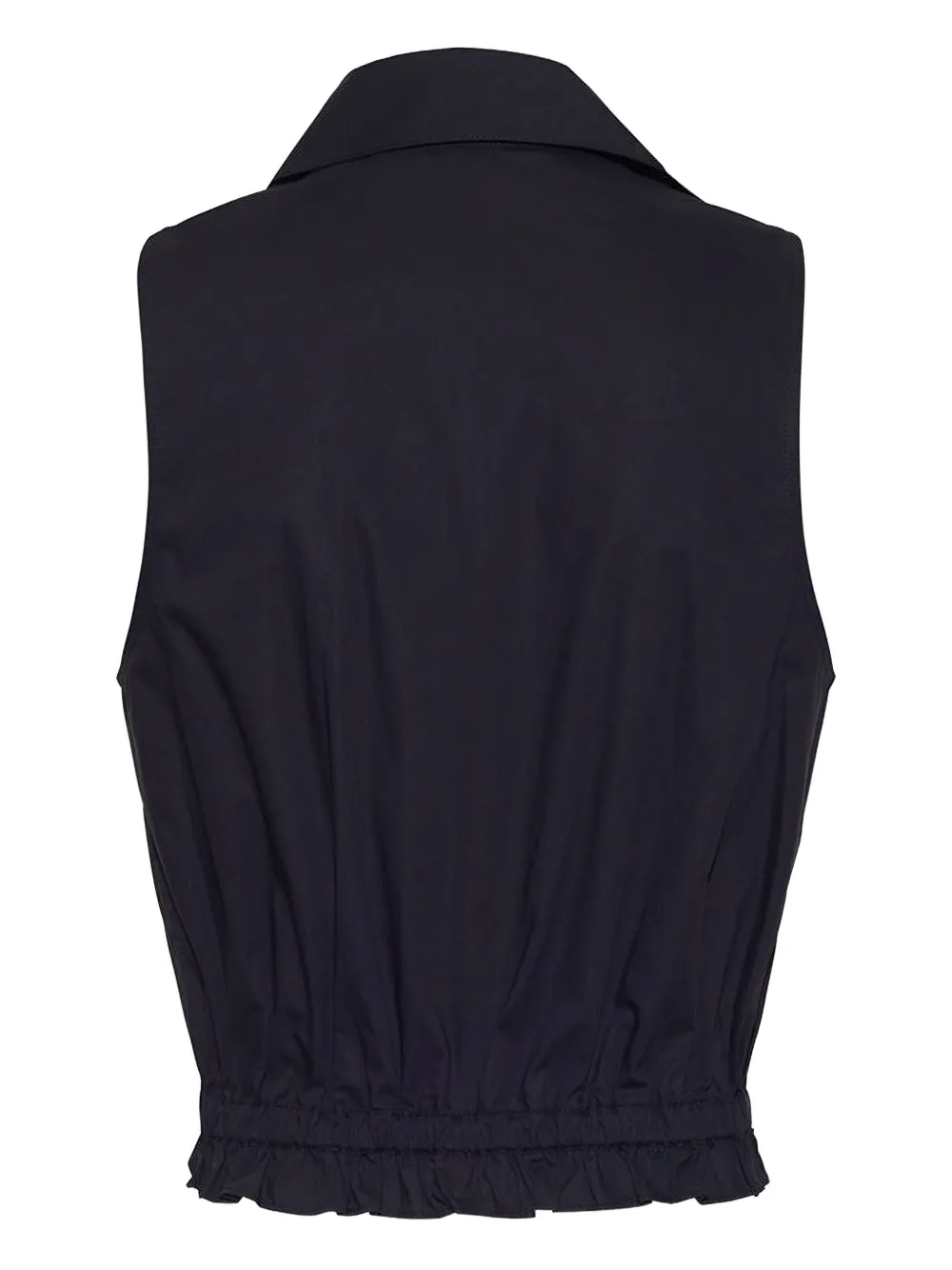  Cara Cara Collared Button-down Top - Black 