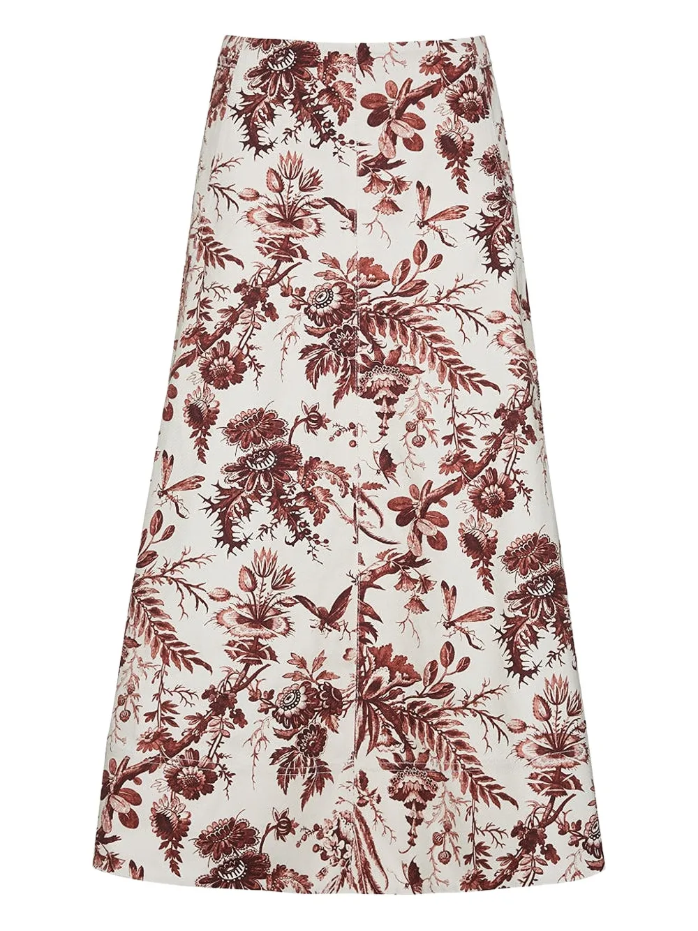 Cara Cara Aisha floral midi skirt - Toni neutri