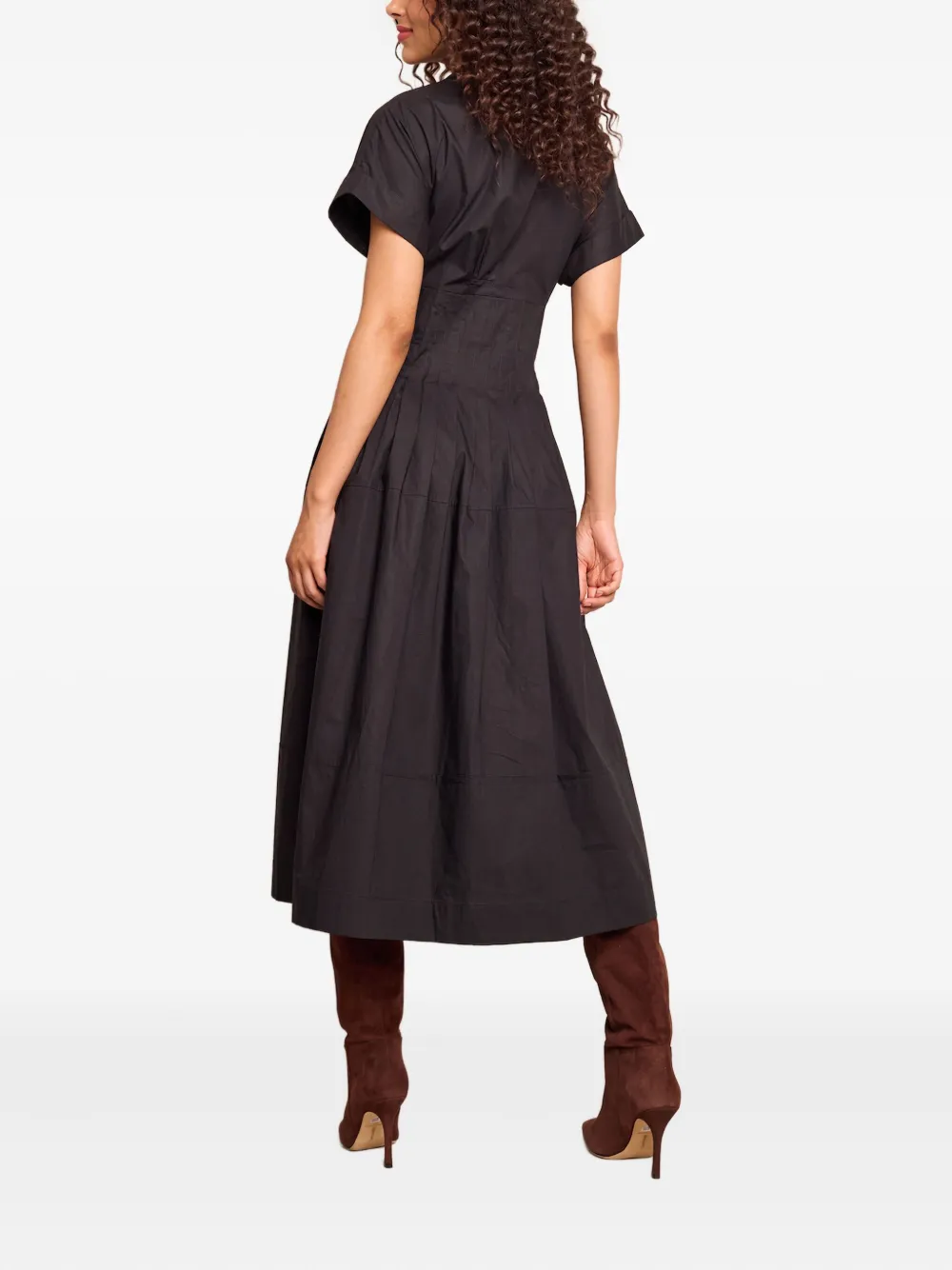 Cara Nash midi-jurk Zwart