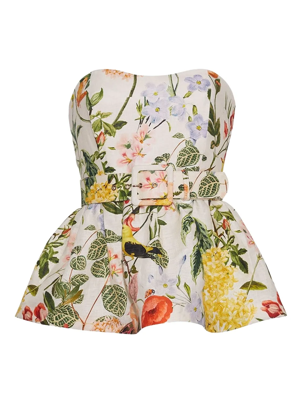 Cara Cara Top Tilda con balza - Toni neutri