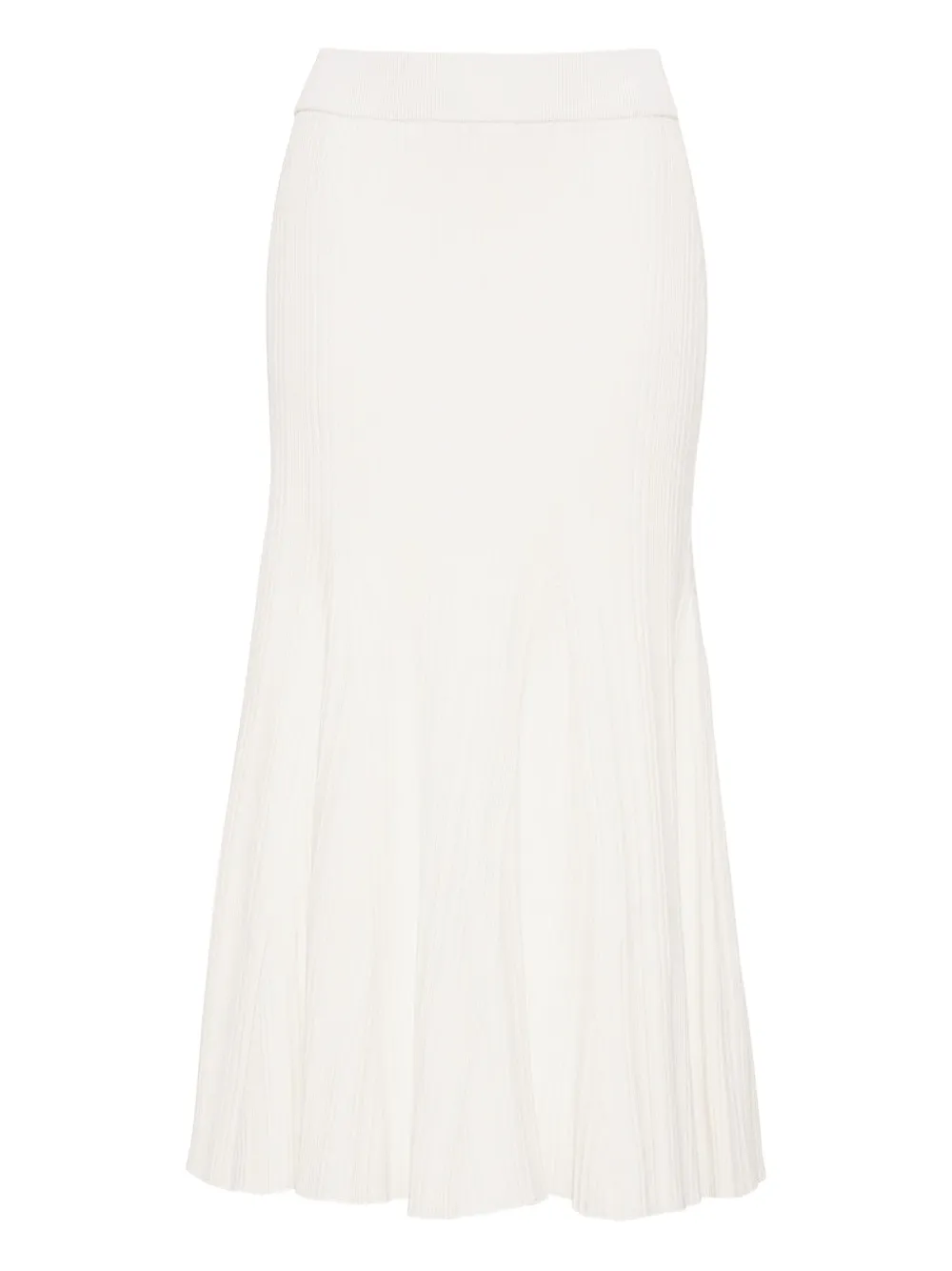 Cara Cara Gonna midi Dara a coste - Bianco