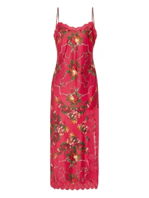 acler ladies charlotte floral dress Blurred Bouquet Poplin / XXS