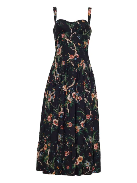 Cara Cara robe fleurie à volants superposés