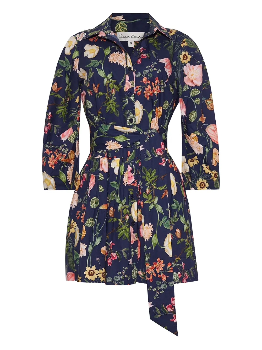 Cara Cara Raya floral-print mini dress - Blu