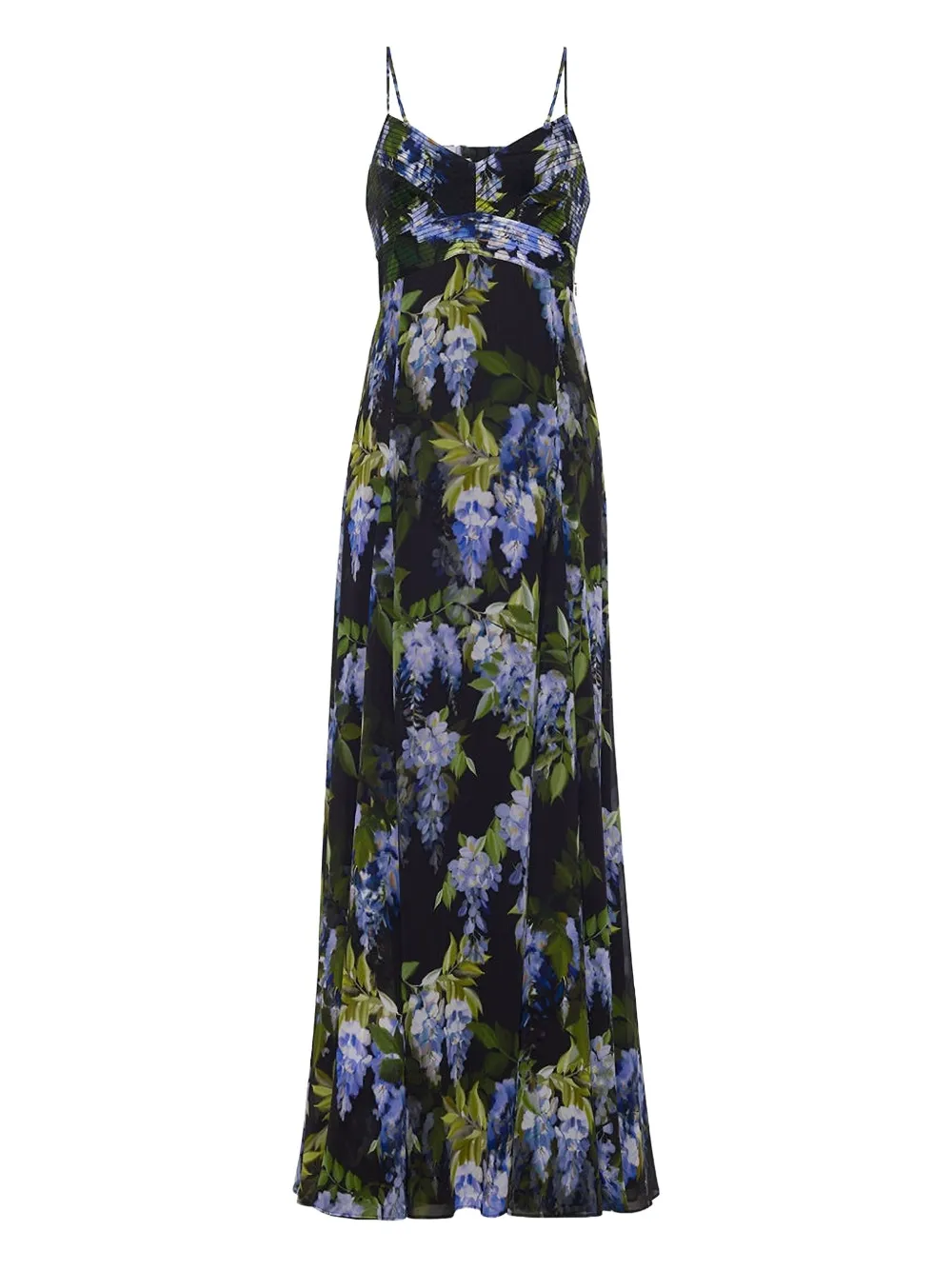Cara Cara Kensington Floral-print Cut-out Dress In Black
