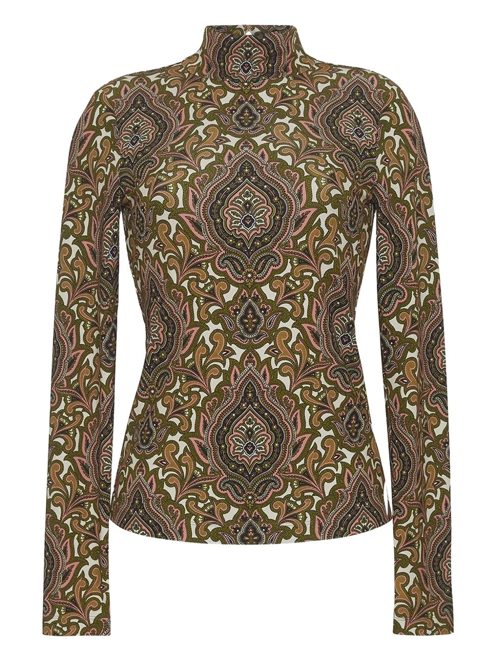 Cara Cara Suzie Paisley-print Top In Brown