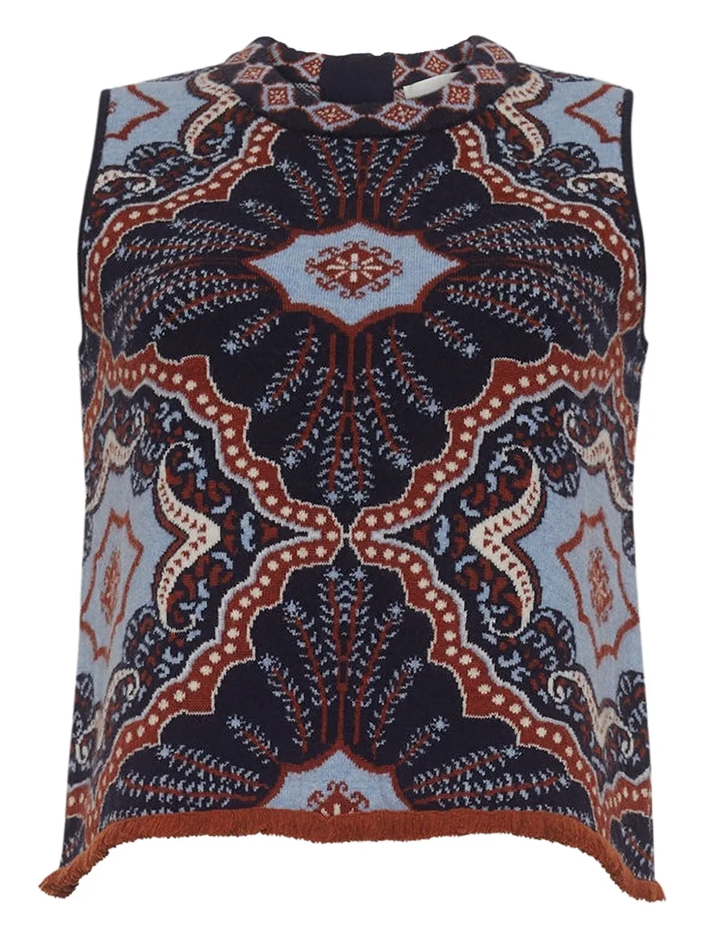 Cara Cara Julissa paisley-pattern sleeveless top - Blu