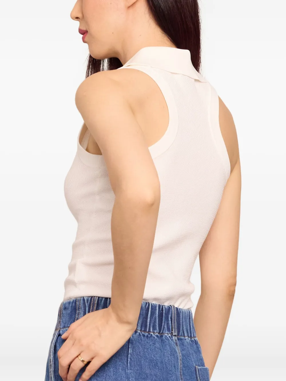 Cara Braylee mouwloze top Wit