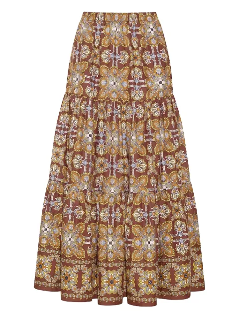 Cara Cara Melanie patterned midi skirt