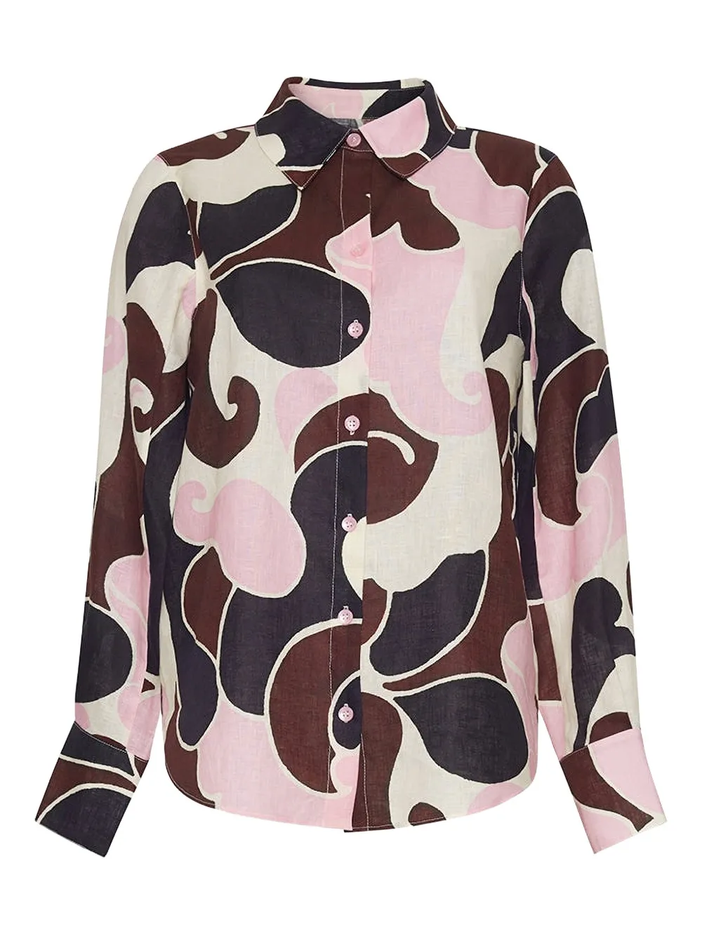 Cara Cara Camicia Perfect con stampa - Rosa