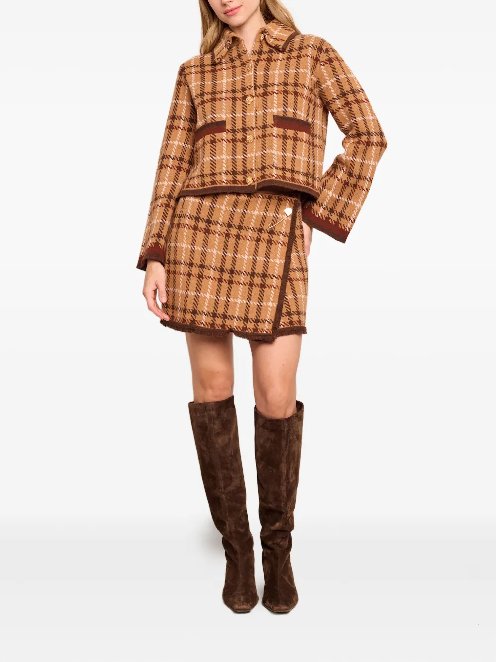 Cara Cara plaid mini skirt | A-Line Skirts | Image 2