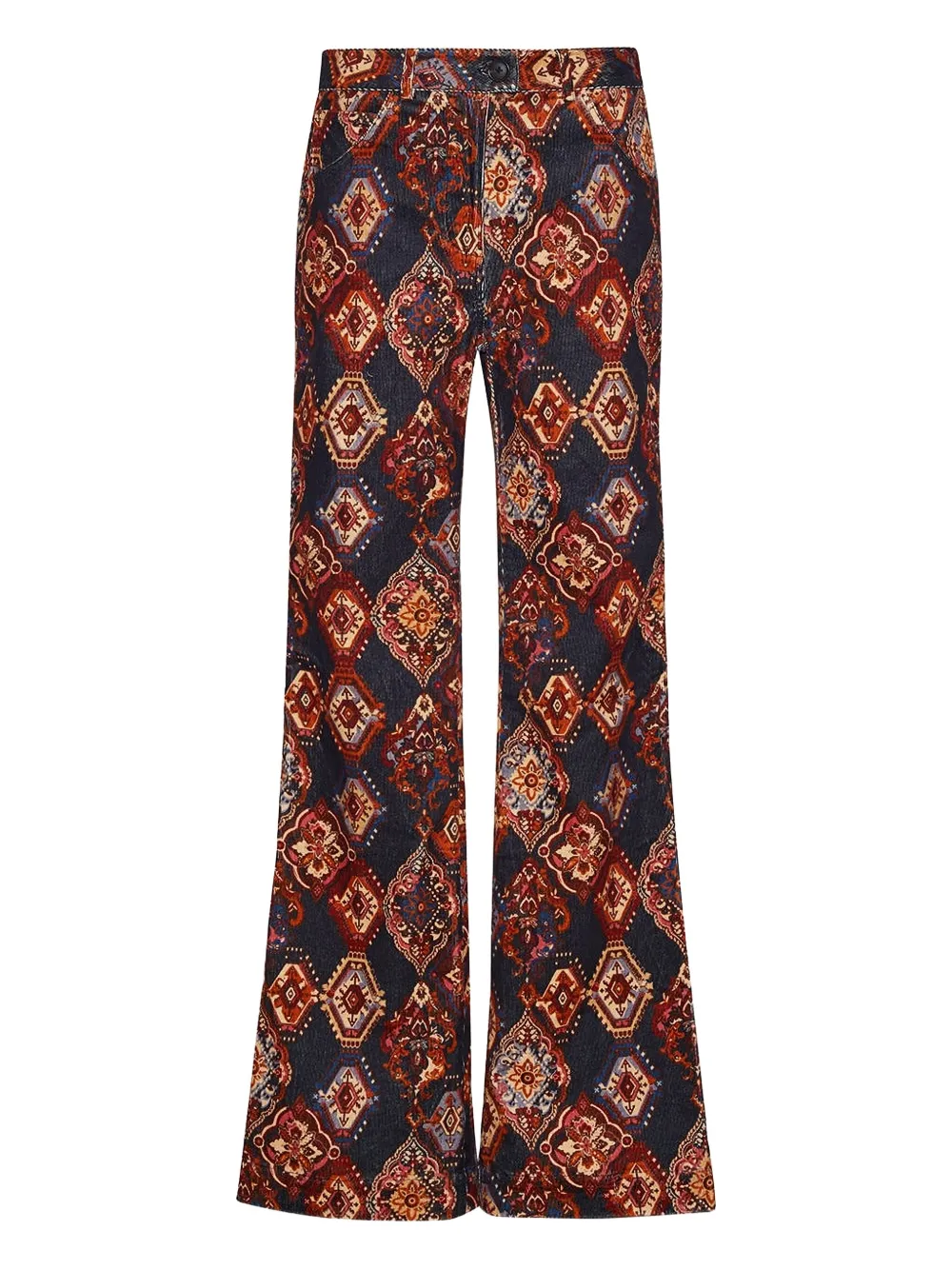 Cara Cara  Alfie corduroy flared trousers | Black | Image 1
