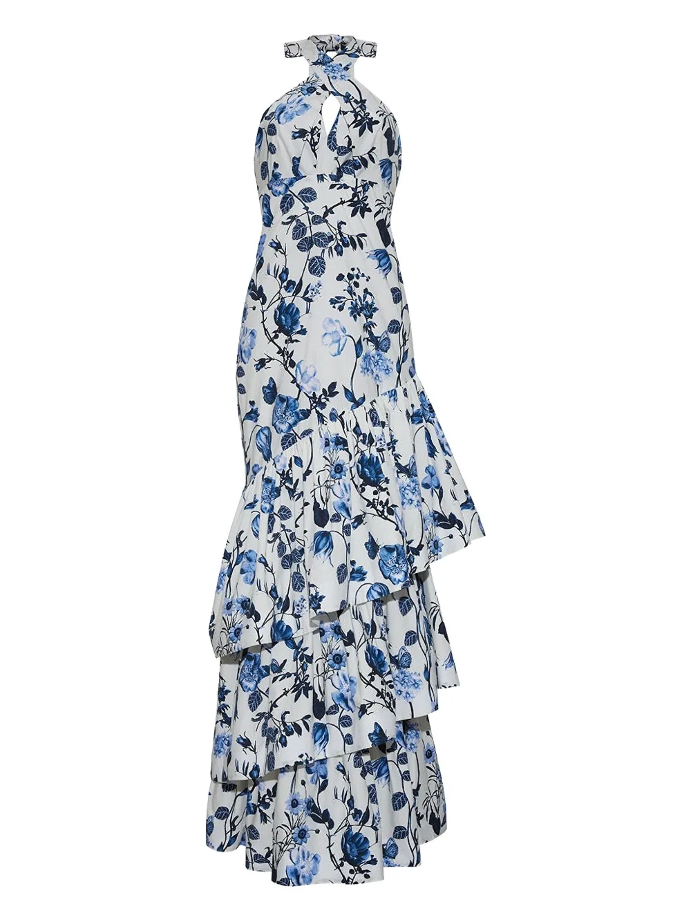 Cara Cara Abito a fiori con ruches - Bianco